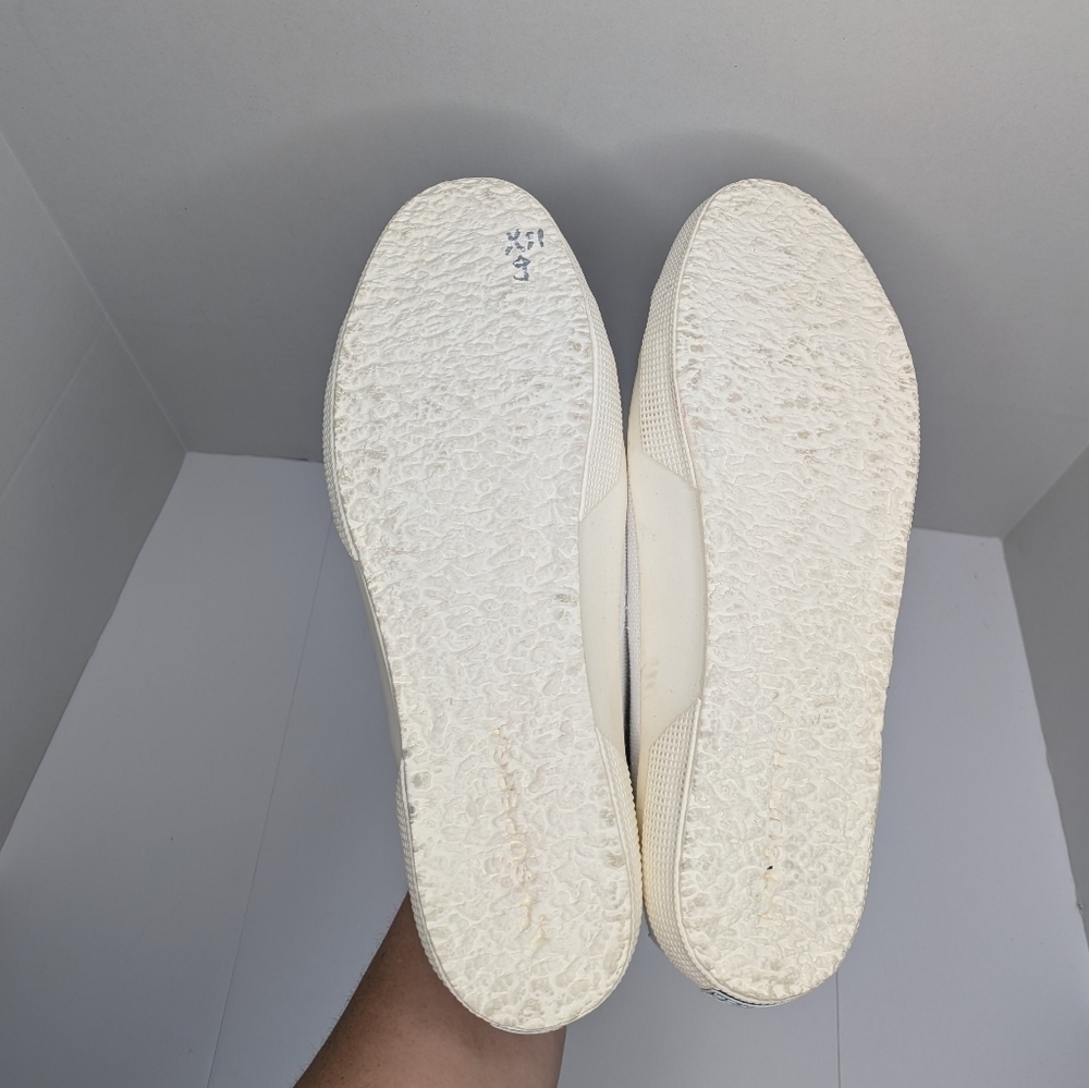 Superga Emily Ratajkowski White Sneaker Shoe 8 Women 6.5 Men - Picture 6 of 8
